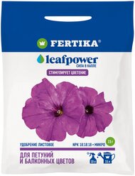 Удобрение Fertika Leaf Power Для петуний и балконных цветов, 15г