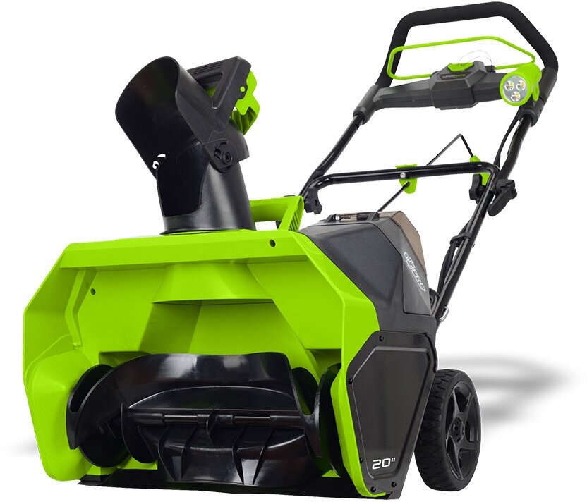 Аккумуляторный снегоуборщик Greenworks 40V GD40SS 2600807 - фотография № 17