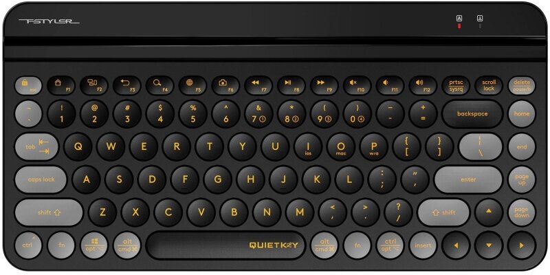 Клавиатура A4Tech Fstyler FBK30 черный/серый USB/BT(FBK30 BLACKCURRANT)