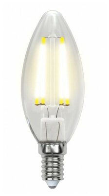 Лампа светодиодная Uniel UL-00001373, E14, C35, 6Вт, 4000 К