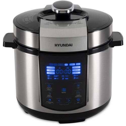 Мультиварка-скороварка Hyundai HYMC-1618 серебристыйчерный 1349000₽