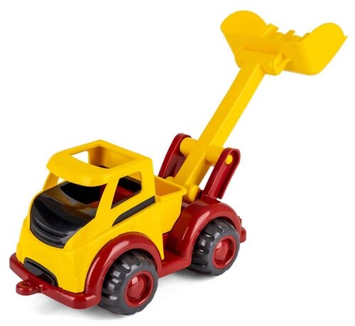 Экскаватор Viking Toys Mighty (1852), 28 см, желтый/красный