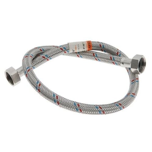 Подводка гибкая для воды Accoona A492-6 внутренняя резьба 12 60 cм нержавеющая сталь 461₽