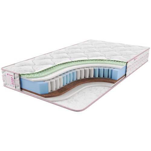 фото Матрас sontelle vivre castom fortuna, пружинный, белый