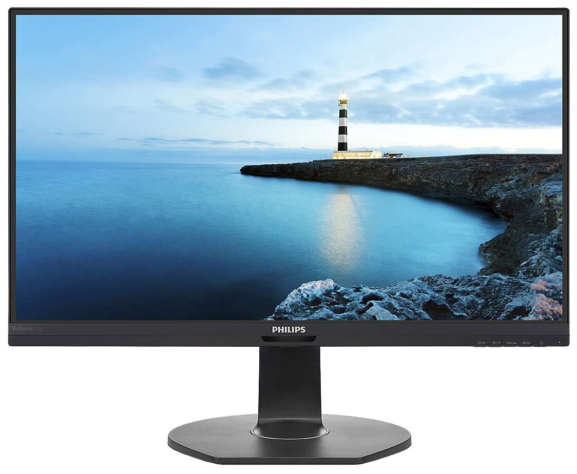 Монитор PHILIPS LCD 27'' [16:9] 2560х1440(WQHD) IPS, nonGLARE, 350cd/m2, H178°/V178°, 1000:1, 50M:1, 16.7M, 5ms, HDMI, 2xDP, USB-Hub, Height adj, Tilt, Swivel, Speakers, 3Y, Black