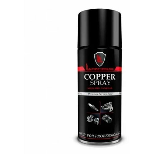 Медная смазка-спрей высокотемпературная, флакон-аэрозоль 150 мл, L-Ross Copper Spray LR-010-PR MIN