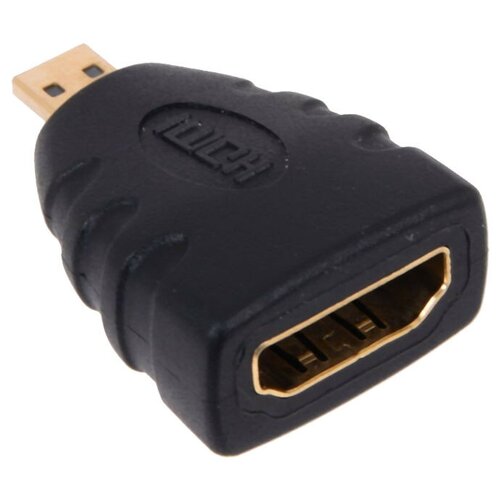 Переходник/адаптер VCOM HDMI - microHDMI (CA325), 0.03 м, 1 шт., черный переходник vcom vad7865 ca320 переходник hdmi m