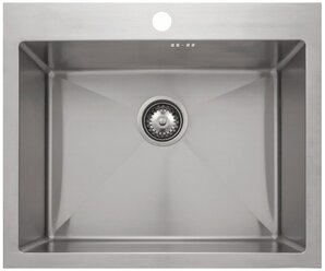 Врезная кухонная мойка 50 см, Seaman ECO Marino SMV-600.A, матовая нержавеющая сталь