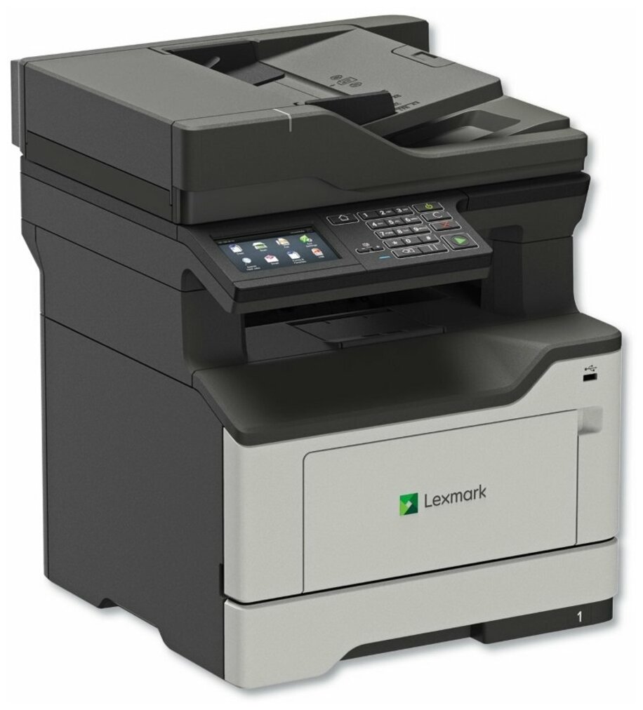 МФУ лазерное Lexmark MX421ade чб A4 серыйчерный