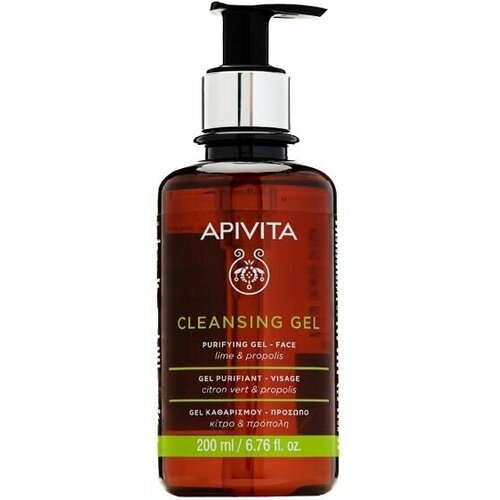 APIVITA Очищающий гель для лица Cleansing Gel очищающий гель для лица apivita lime