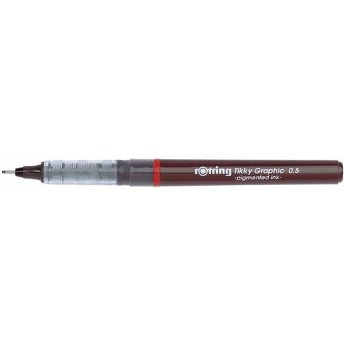 Ручка капилляр. Rotring Tikky Graphic (1904756) d=0.5мм чернила черн.