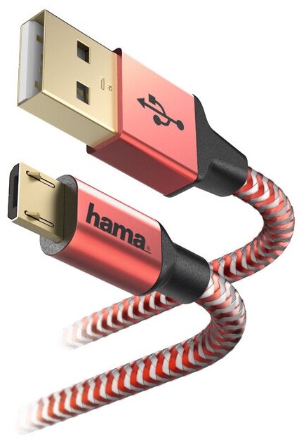 Hama <178288> Кабель USB2.0 AM-->micro-B 1.5м