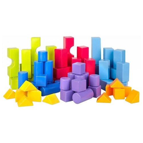 Развивающая игрушка Росигрушка Геометрические фигуры 9380, 60 дет.