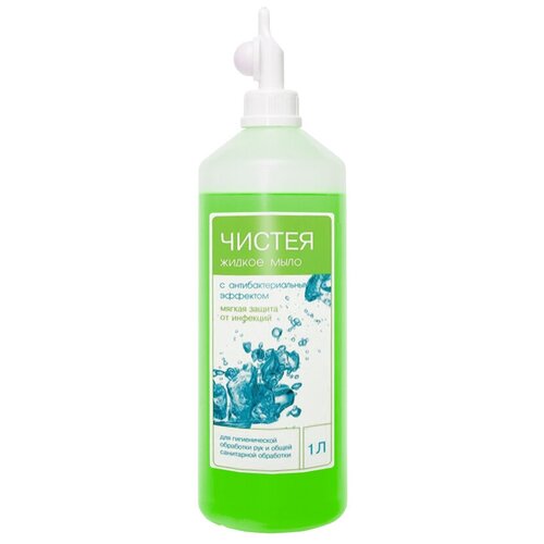 Чистея мыло жидкое Чистея с антибактериальном эффектом, 1 л