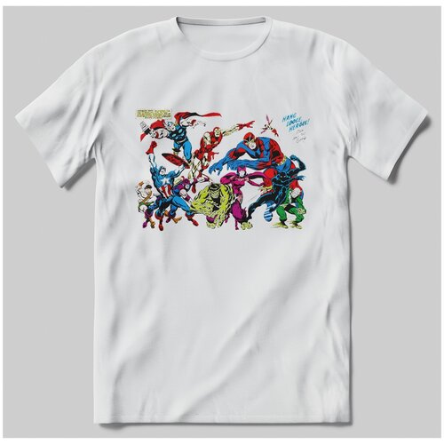 фото Футболка с принтом avengers- 99 brut-shop