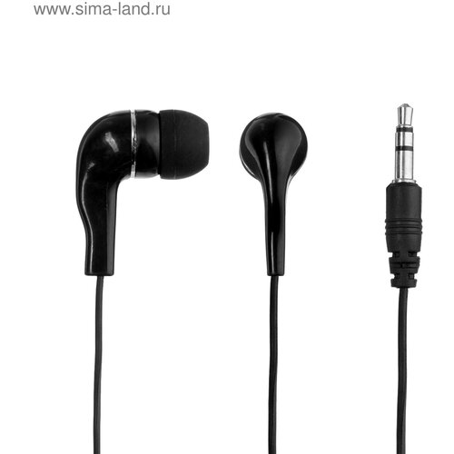 Наушники LuazON W-17 вакуумные чёрные 64300₽