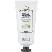 Jigott Крем для ног Snail moisture, 100 мл, 1 уп.