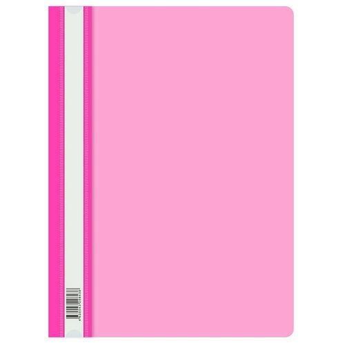 Папка-скоросшиватель Бюрократ -PSLDNE/PINK, A4, пластик, розовый кресло бюрократ knight n1 pink ткань розовый velvet 36 с подголов крестовина металл