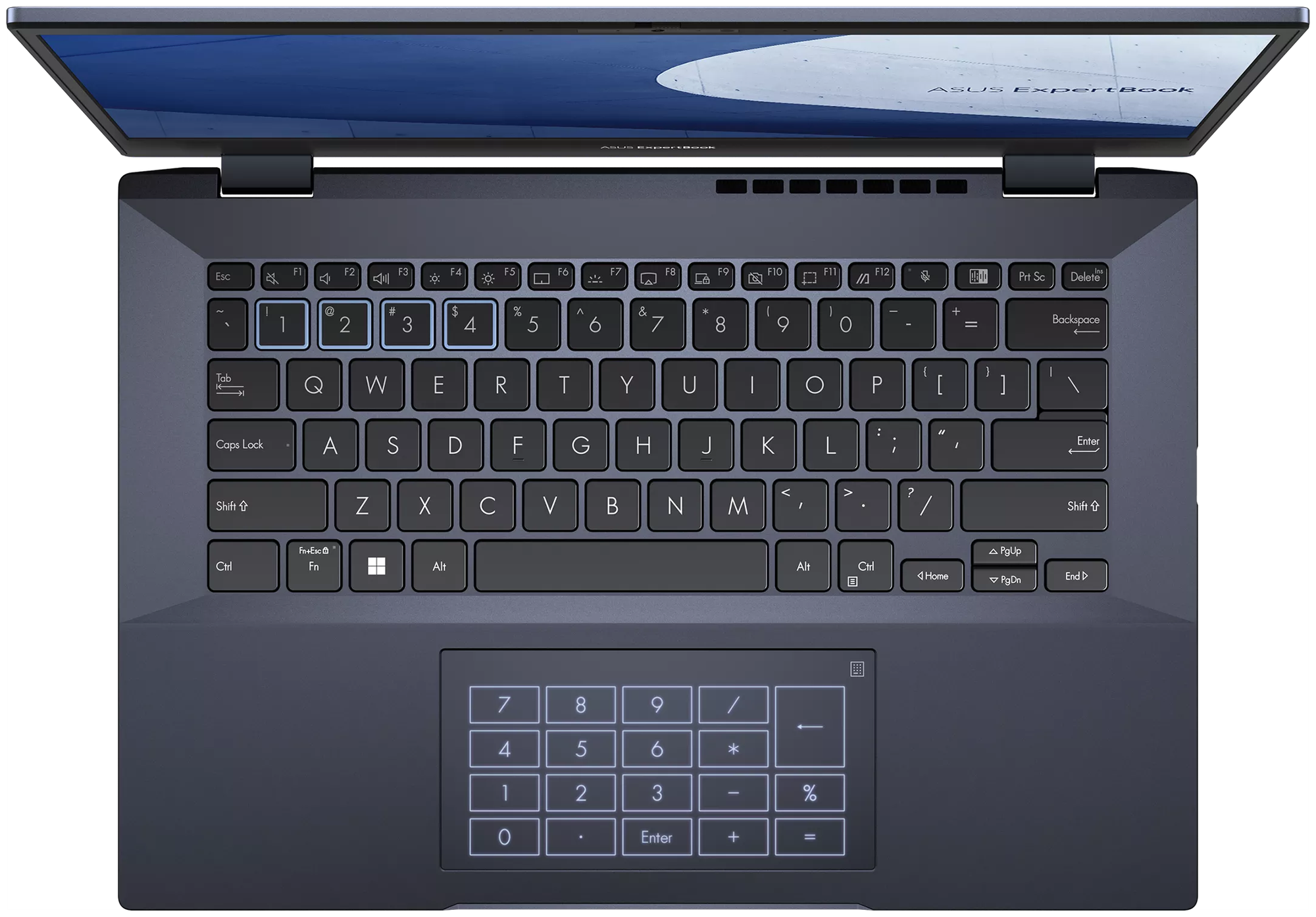 Ноутбук ASUS 90NX05M1-M00770 i7-1260P/16GB/512GB SSD/14" FHD/Iris Xe graphics/noOS/Star Black - фото №3