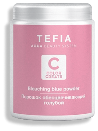 Порошок обесцвечивающий голубой TEFIA Color Creats, 500 гр