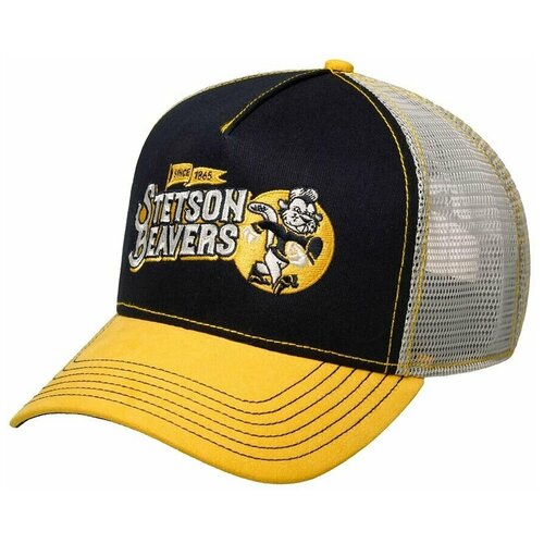 фото Бейсболка с сеточкой stetson 7751181 trucker cap football beaver, размер one