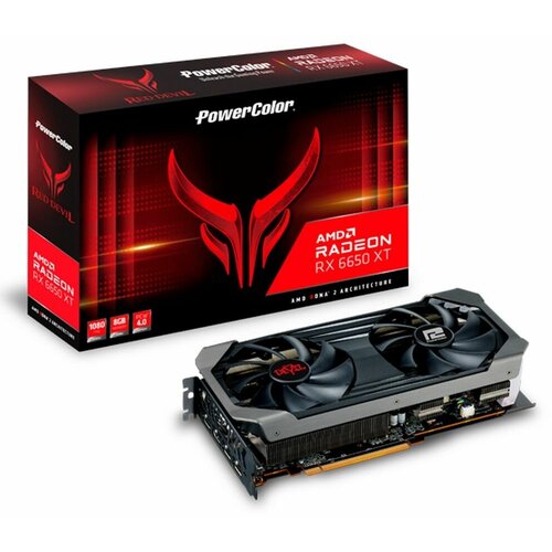 Видеокарта PowerColor RX6650XT 8GB Red Devil GDDR6 128-bit HDMI DPx3