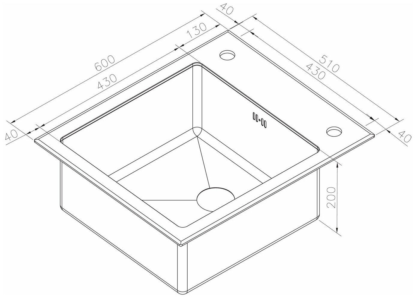 Кухонная мойка ZorG Glass GL-6051-WHITE-BRONZE белая-бронза/мойка на кухню/раковина на кухню - фотография № 5