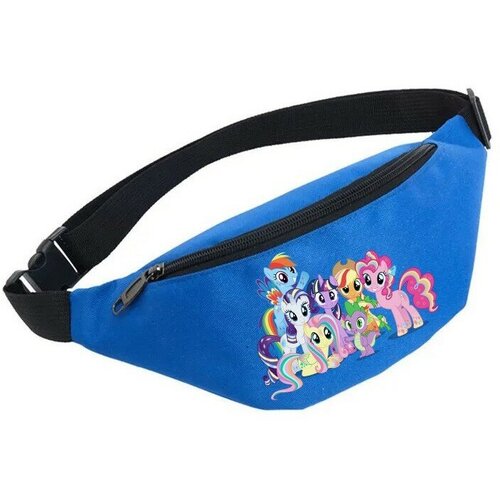 фото Сумка поясная noname, голубой