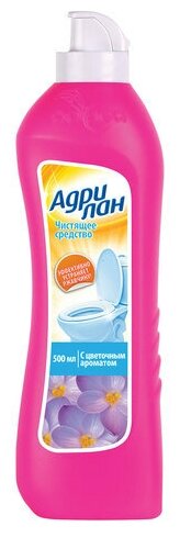 Средство для уборки сантехники и туалета 500 мл, адрилан "Цветочный"