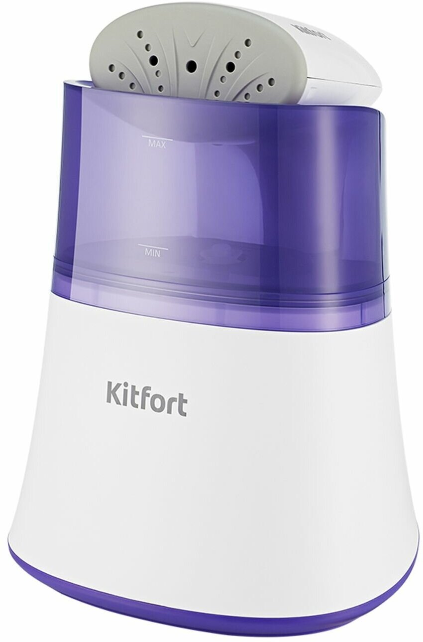 Отпариватель ручной KitFort , белый / фиолетовый - фото №18