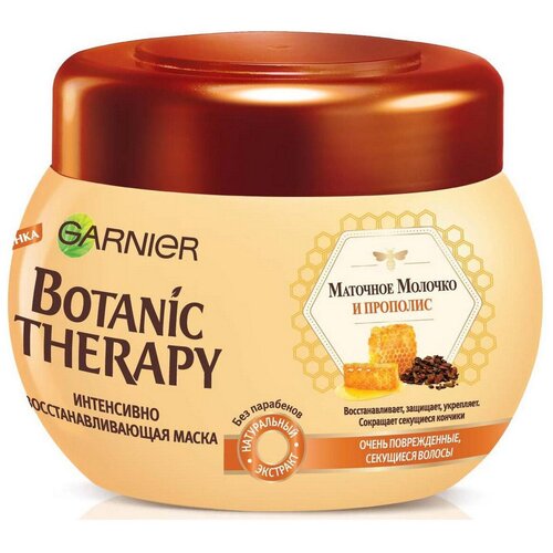 Botanic Therapy Маска Прополис и маточное молоко для очень поврежденных и секущихся волос, 300 мл