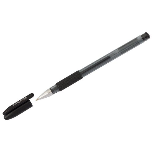 Ручка гелевая OfficeSpace TC-Grip (0.4мм, черный) 1шт. (260061) ручка гелевая reed пластиковый тонированный корпус 0 5мм красная инд пакет с подвесом igp111 rd 30 шт