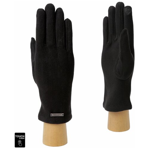 фото Перчатки fabretti, размер 7, черный