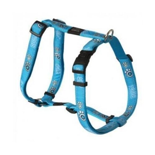 Шлейка Rogz Fancy Dress S (SJ01) turquoise paw, S