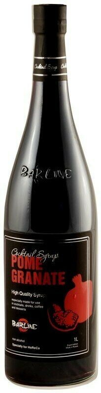 Сироп Barline Гранат (Pome Granate), 1 л, для кофе, чая, коктейлей и десертов, стеклянная бутылка c рассекателем, Барлайн - фото №5