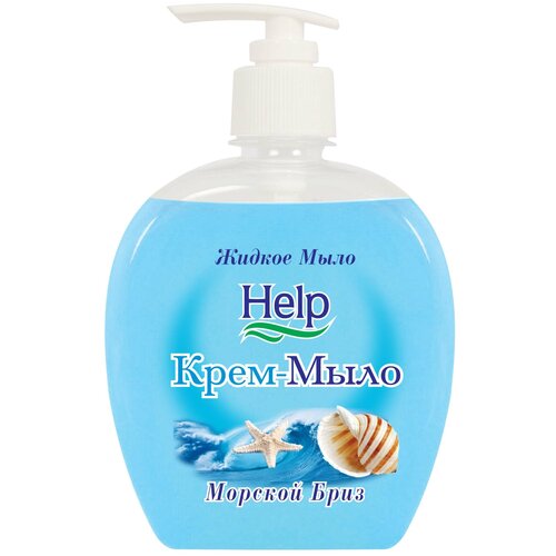 крем мыло help морской бриз жидкое канистра 5 л комплект из 2 шт Help Крем-мыло жидкое Морской бриз, 300 мл, 300 г