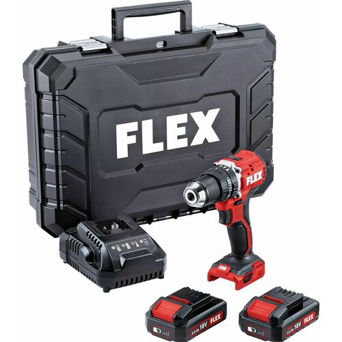 Аккумуляторный ударная дрель-шуруповерт FLEX PD 2G 18.0 ec LD/2.5 set 519057