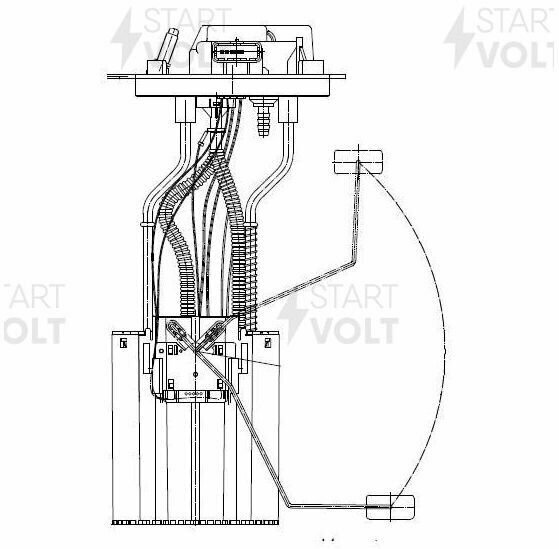 Модуль топливного насоса для а/м Ford Transit (13-) 2.2TDCi (SFM 1005), STARTVOLT SFM1005