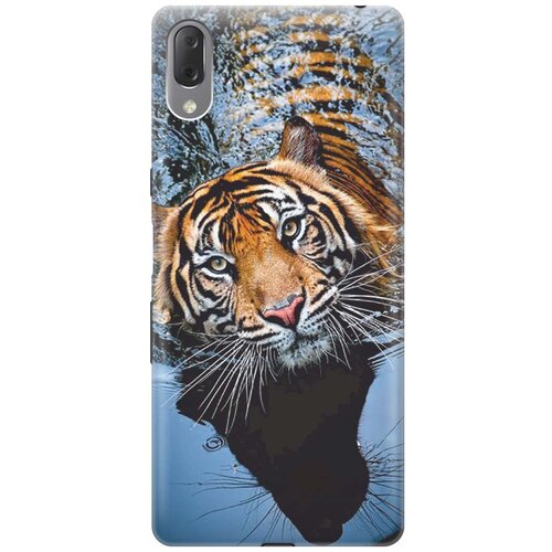 RE: PAЧехол - накладка ArtColor для Sony Xperia L3 с принтом Тигр купается re paчехол накладка artcolor для nokia 7 1 2018 с принтом тигр купается
