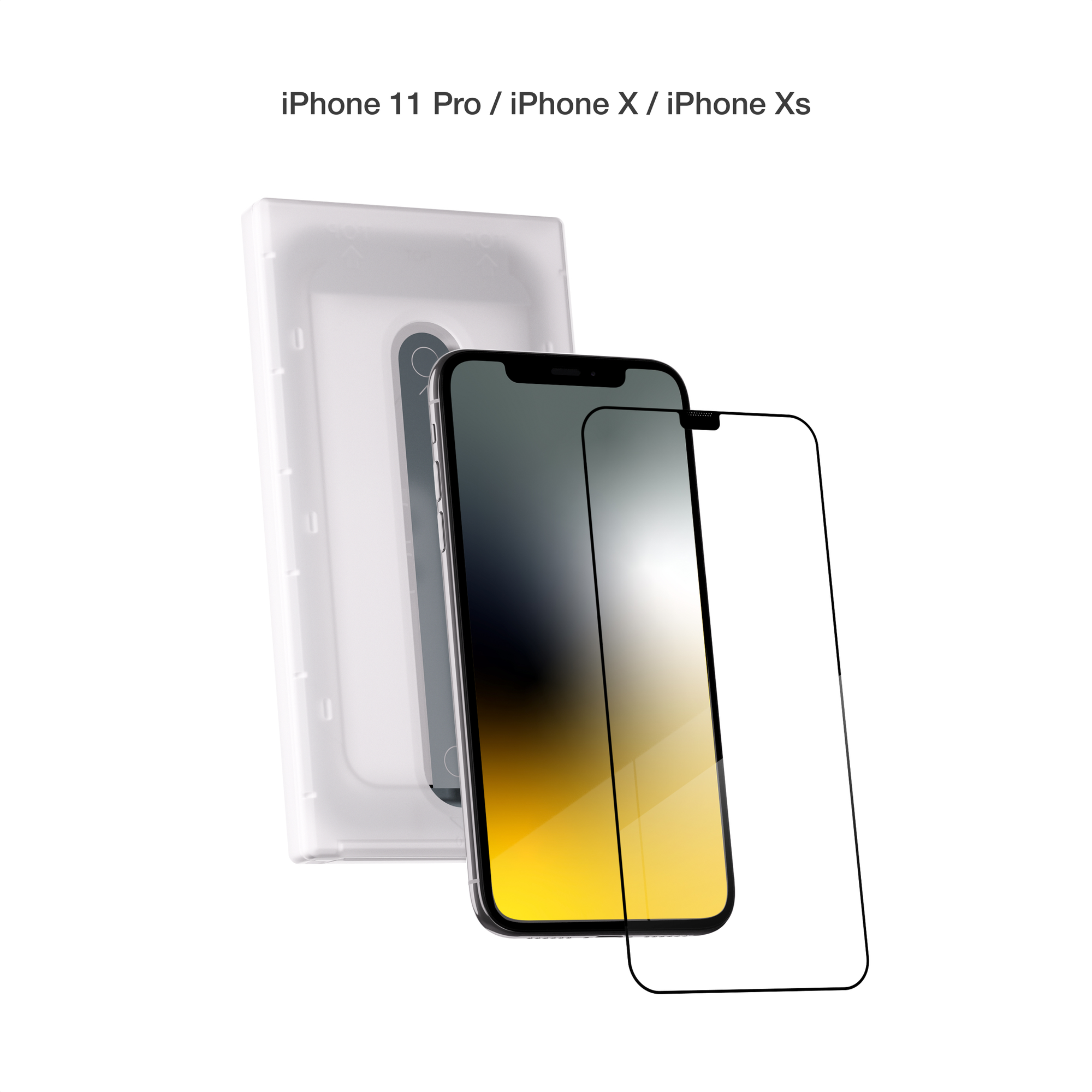 Защитное стекло COMMO для Apple iPhone 11 Pro / Apple iPhone X Apple iPhone Xs с аппликатором