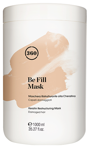 360 Реструктурирующая маска для волос с кератином 1000 мл (360, ) - фото №1
