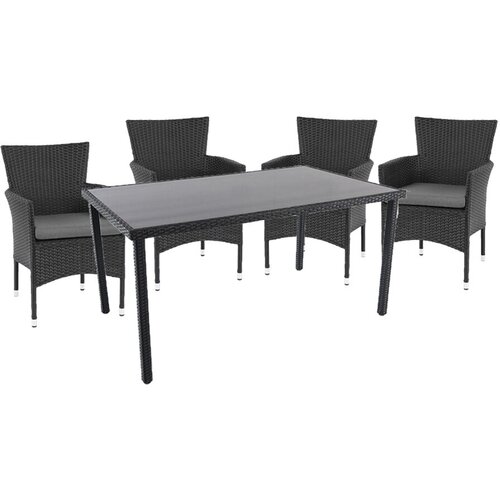 Набор мебели Аскер арт. GS015/GS017 черный, серый 