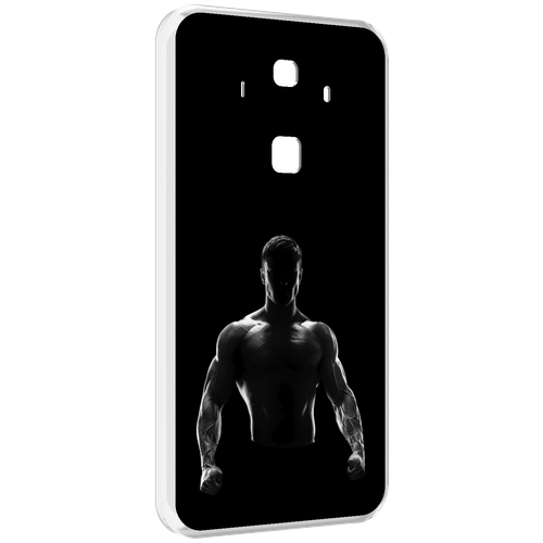 Чехол MyPads накаченный мужчина в тени мужской для Huawei Mate 10 Pro задняя-панель-накладка-бампер