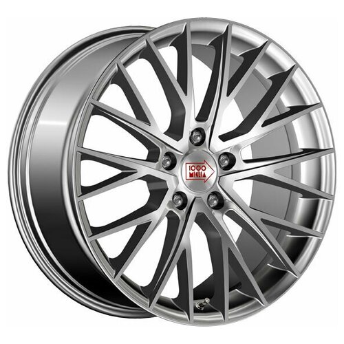 фото Колесный диск 1000 miglia mm1009 8x18/5x112 d66.6 et35 silver high gloss