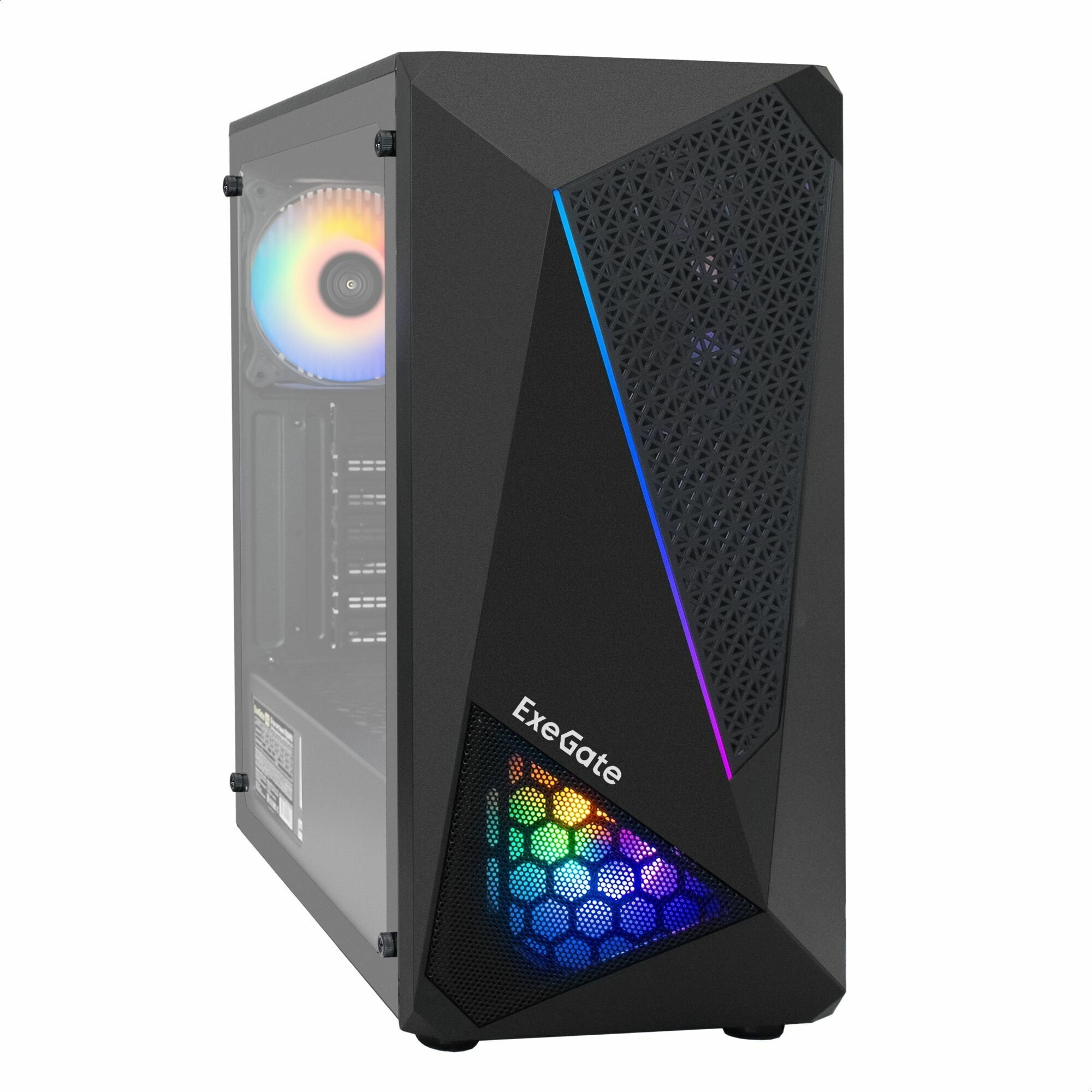 Корпус Miditower ExeGate EVO-8225-NPX700 (ATX БП 700NPX с вент. 12см 2*USB+1*USB3.0) EX293016RUS