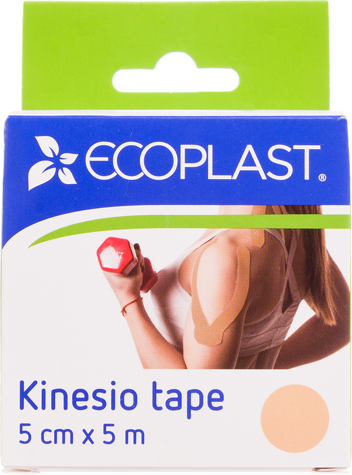 Ecoplast Кинезио тейп 5см х 5м бежевый 1 шт