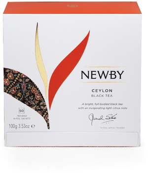 Чай черный Newby Ceylon, пакетированный, 2 г × 50 шт.
