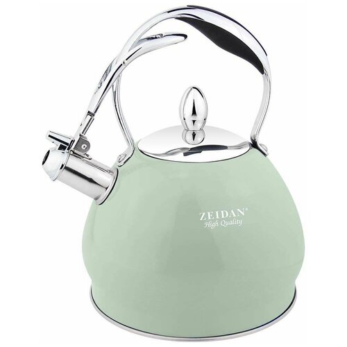 фото Чайник со свистком zeidan z-4266 морская волна 3,0 л