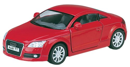 Легковой автомобиль Kinsmart 2008 Audi TT Coupe (KT5335W) 1:32, 12.5 см, красный