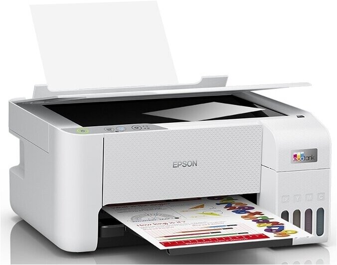 Epson L3216 (МФУ струйное цветное P/S/C, A4, 5760x1440 dpi, 33 стр/мин, USB, СНПЧ, белый) - фото №4